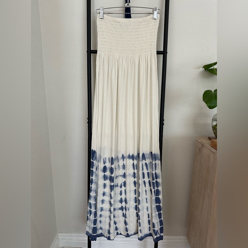 NWT)Tie dye maxi tube dress S